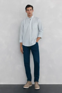 Pedro del Hierro Pantalón vaquero premium flex slim fit Azul Hot