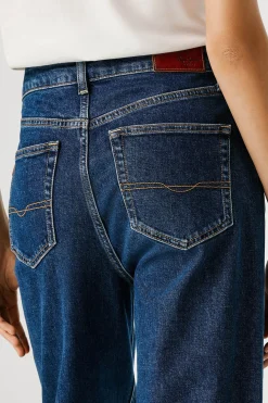Pepe Jeans Pantalón vaquero recto tiro ultra alto azul Sale
