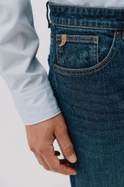 Cortefiel Pantalón vaquero regular fit Azul Hot