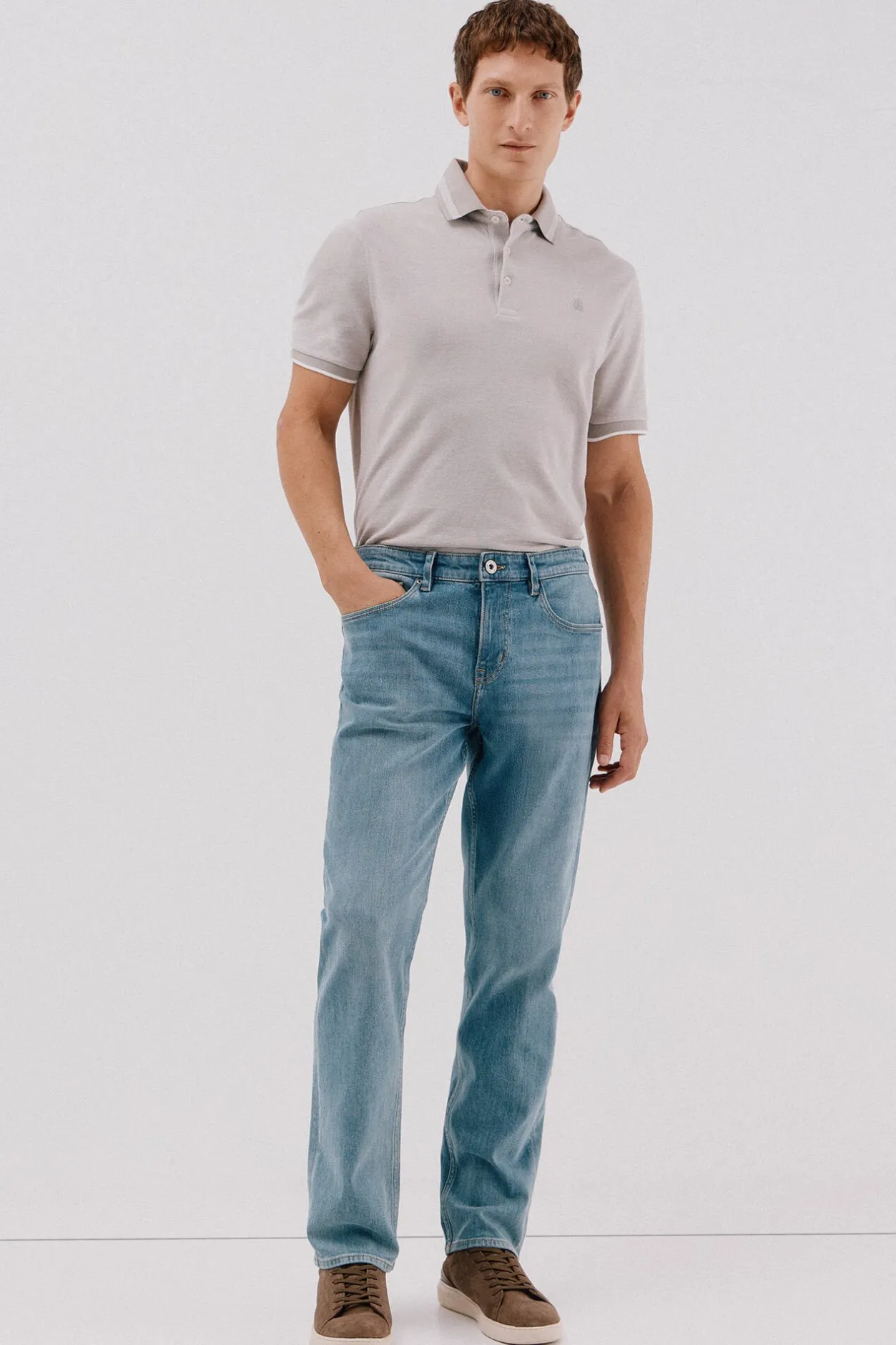 Cortefiel Pantalón vaquero regular fit Azul Best