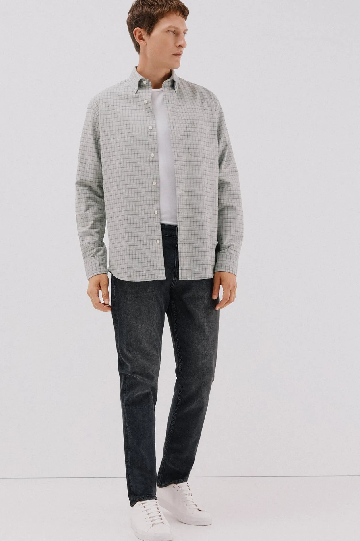 Cortefiel Pantalón vaquero regular fit Gris Best