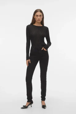 Vero Moda Pantalón vaquero skinny Negro Outlet