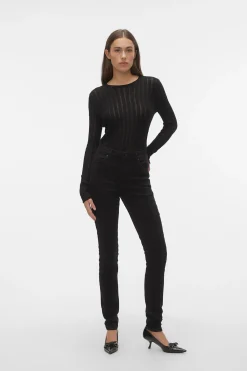 Vero Moda Pantalón vaquero skinny Negro Outlet