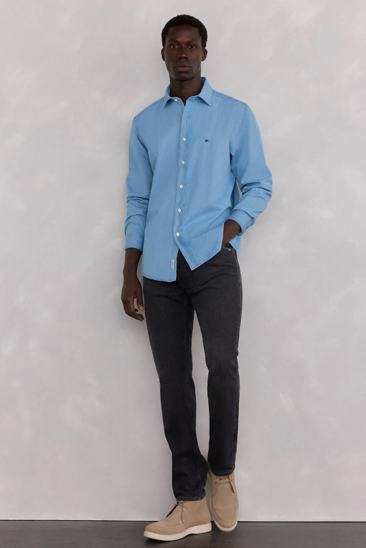 Pedro del Hierro Pantalón vaquero slim fit Gris Hot