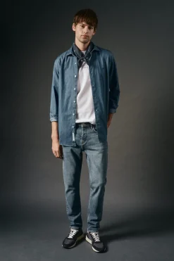 OOTO Pantalón vaquero slim fit Azul Clearance