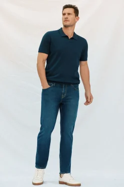 Cortefiel Pantalón vaquero slim fit Azul Hot