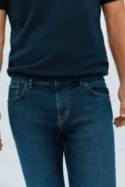 Cortefiel Pantalón vaquero slim fit Azul Hot