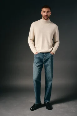 OOTO Pantalón vaquero straight fit Azul New