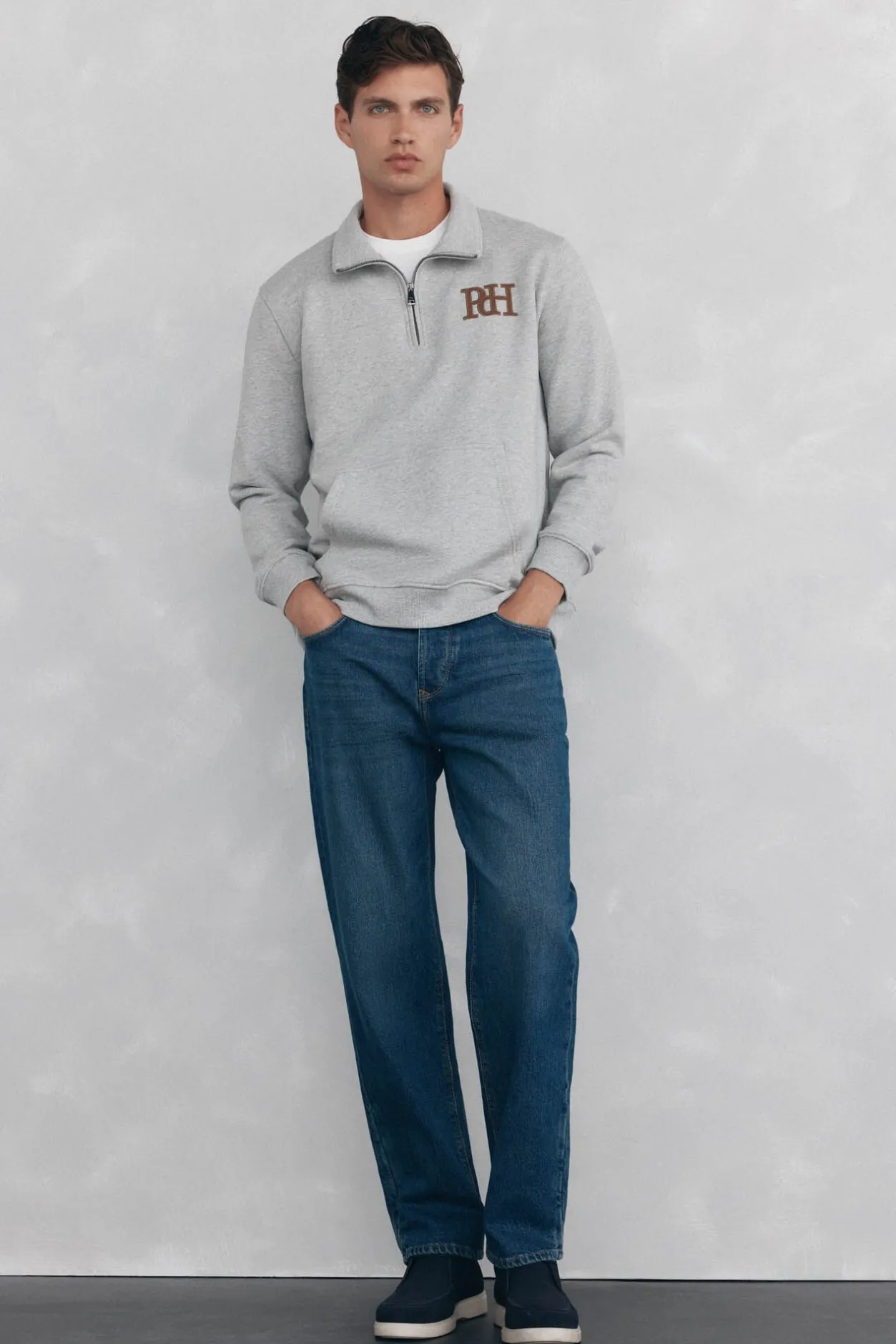 Pedro del Hierro Pantalón vaquero straight fit Azul New