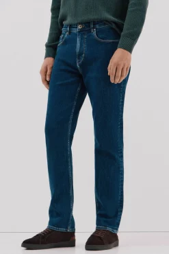 Cortefiel Pantalón vaquero straight fit Azul Online