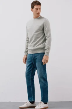 Cortefiel Pantalón vaquero straight fit Azul Hot