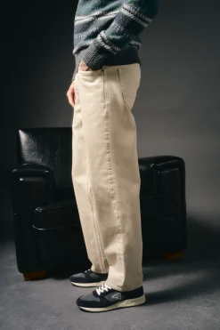 OOTO Pantalón vaquero straight fit Beige