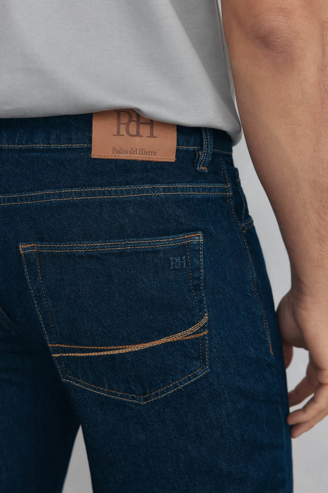 Pedro del Hierro Pantalón vaquero straight fit Azul Hot