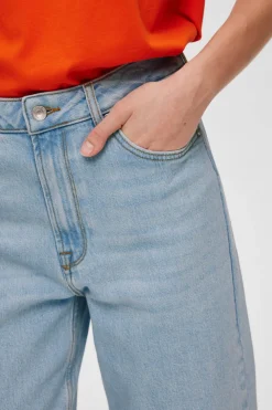 Selected Pantalón vaquero Wide Leg confeccionado con algodón orgánico Azul Outlet