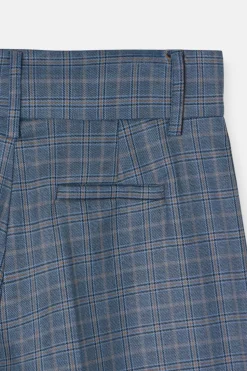 Silbon Pantalón vestir cuadros Azul oscuro New