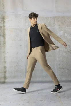 elPulpo Pantalón técnico ultraligero topo Marr&oacute;n Best