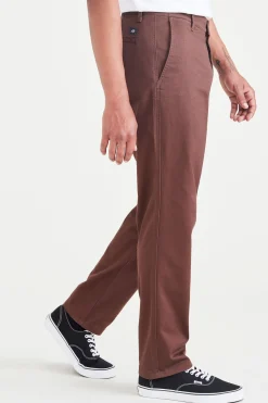 Dockers Pantalones chinos slim fit Marr&oacute;n Hot