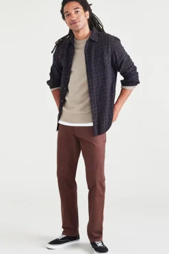 Dockers Pantalones chinos slim fit Marr&oacute;n Hot