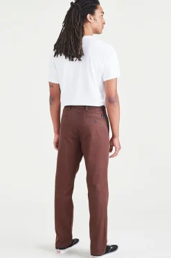 Dockers Pantalones chinos slim fit Marr&oacute;n Hot