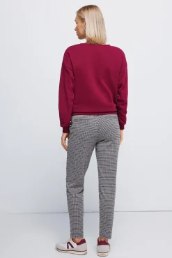 Springfield Pantalones jogger burdeos Sale