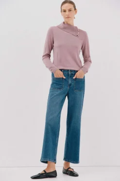 Cortefiel pantalones marine bolsillos Azul