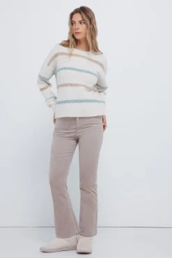 Springfield Pantalones pana kick flare nude Sale