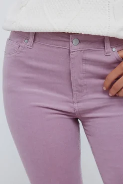 Springfield Pantalones pana kick flare morado/lila Sale