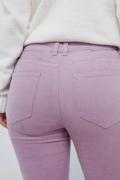 Springfield Pantalones pana kick flare morado/lila Sale