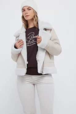 Springfield Pantalones pana low flare marr&oacute;n Sale