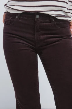 Springfield Pantalones pana low flare marrón Best