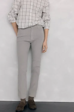 Pedro del Hierro Pantalones pana push up Gris Clearance