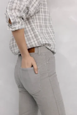 Pedro del Hierro Pantalones pana push up Gris Clearance