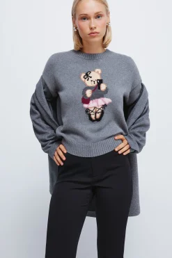 Springfield Pantalones rayas flare negro Hot