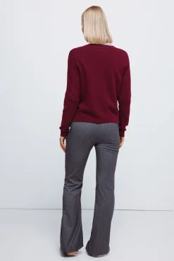 Springfield Pantalones rayas flare gris Online