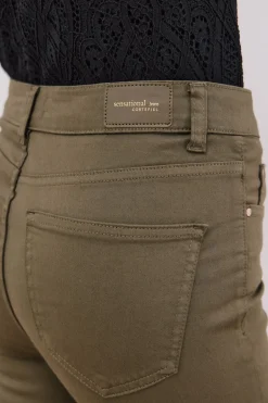 Cortefiel Pantalones Sensational color Kaki Best