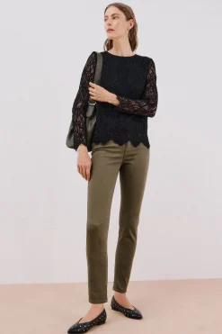 Cortefiel Pantalones Sensational color Kaki Best