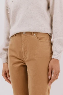 Cortefiel Pantalones sensational pana Beige Sale