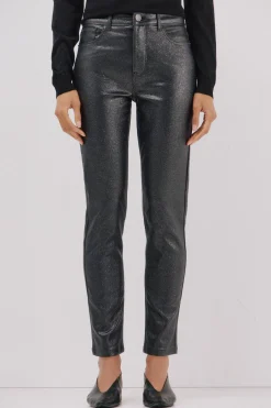 Cortefiel Pantalones sensational resinados Gris Clearance