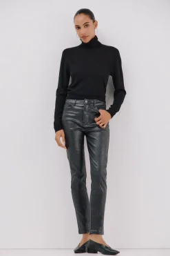 Cortefiel Pantalones sensational resinados Gris Clearance