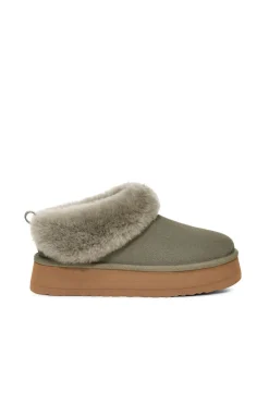 Ugg Pantuflas Tazzelle Kaki New