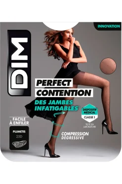 DIM Panty de compresión piernas cansadas plumeti negro Sale