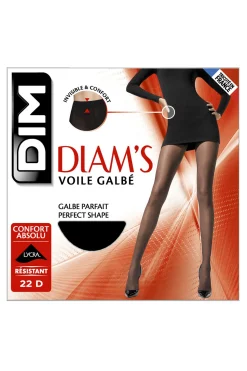 DIM Panty moldeador cintura cómoda 22 DEN negro New