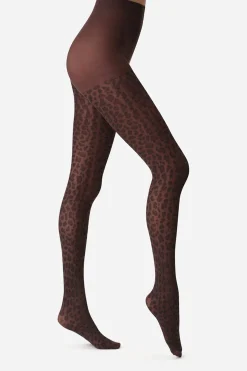 DIM Panty print leopardo 45 Deniers estampado Outlet