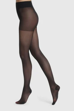 DIM Panty transparente de descanso 45 Deniers negro Sale