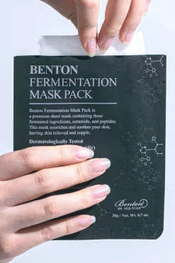 Benton Paquete de mascarilla de fermentación (1 unidad) Negro Discount
