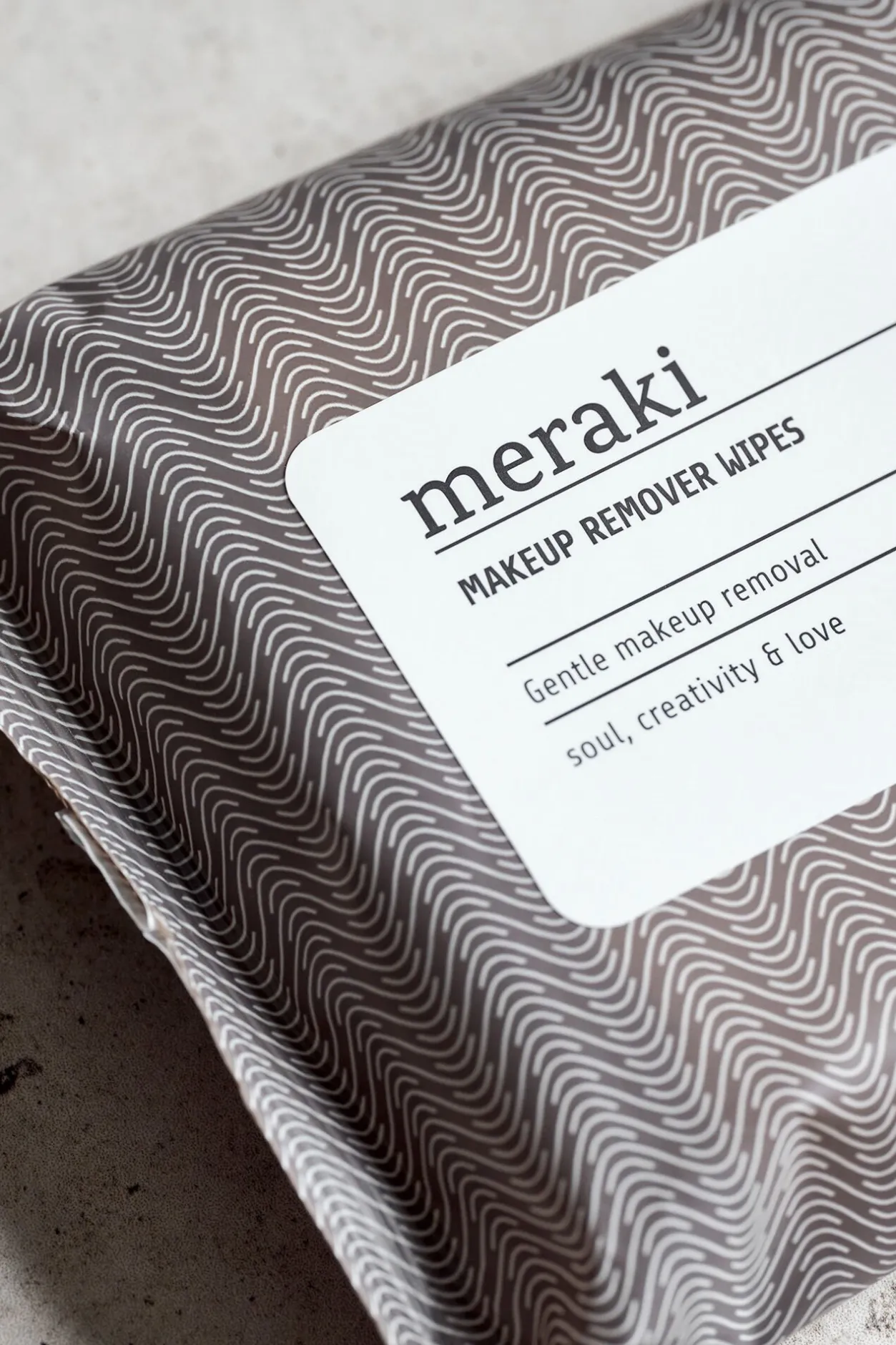 Meraki Paquete de toallitas refrescantes gris Hot