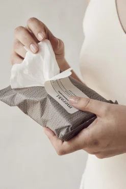 Meraki Paquete de toallitas refrescantes gris Hot