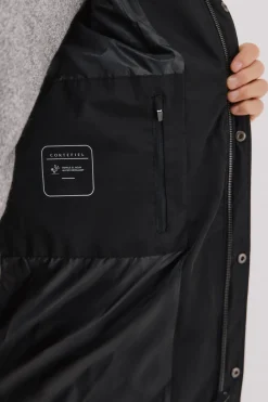 Cortefiel Parka acolchada Negro Online