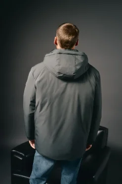 OOTO Parka acolchada capucha Gris Best