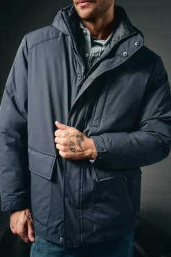 OOTO Parka acolchada capucha Azul marino Hot